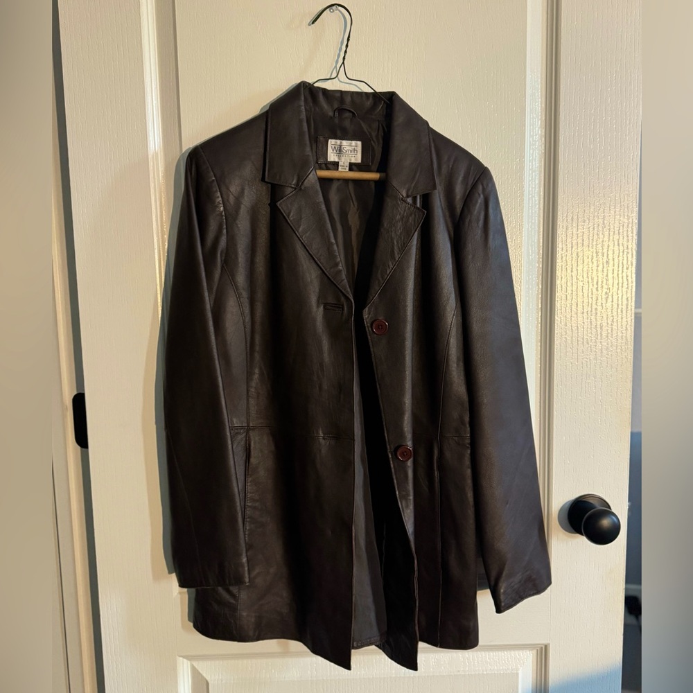 VINTAGE Willi Smith Lamb Leather Jacket